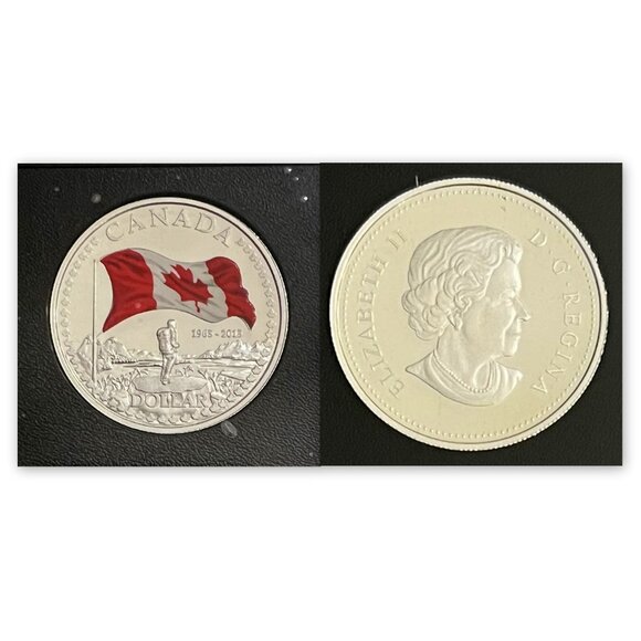 2015 Fine Silver Proof Set '50Th Anniversary of the Canadian Flag'! - Picture 5 of 16
